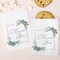 Big Dot of Happiness Boho Botanical Thank You Paper Treat Bags, Bridal Shower or Wedding Candy Bags, Greaseproof White Sandwich Cookie Bags - 25 Count